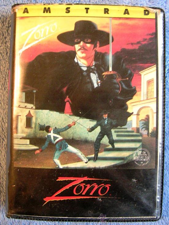 Videojuegos y consolas: JUEGO AMSTRAD. - ZORRO - DE DATASOFT. CASETTE CBS. - Foto 2
