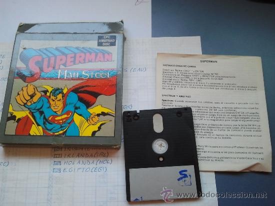 Videojuegos y consolas: juego amstrad disco superman - Foto 1