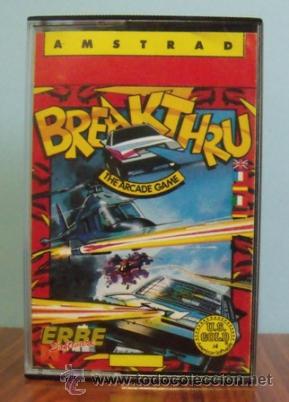 Videojuegos y consolas: Juego Breakthru, The Arcade Game - Amstrad - Foto 1