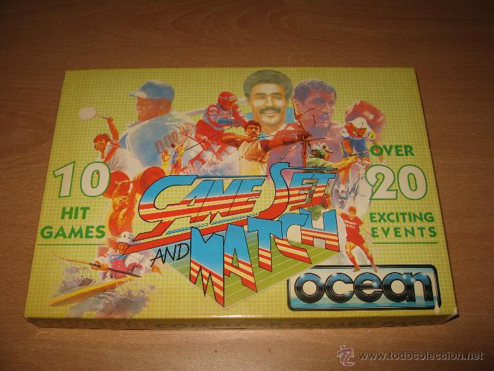Videojuegos y consolas: GAME SET MATCH OCEAN 10 JUEGOS AMSTRAD - Foto 1