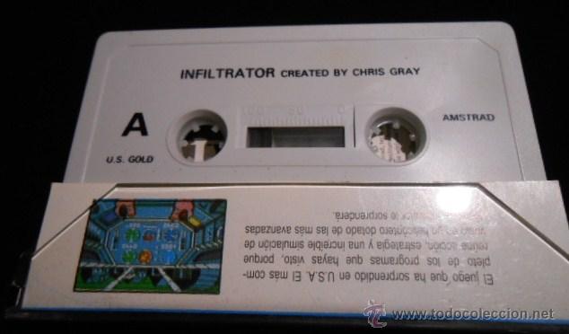 Videojuegos y consolas: JUEGO AMSTRAD. INFILTRATOR. 1986 - Foto 2