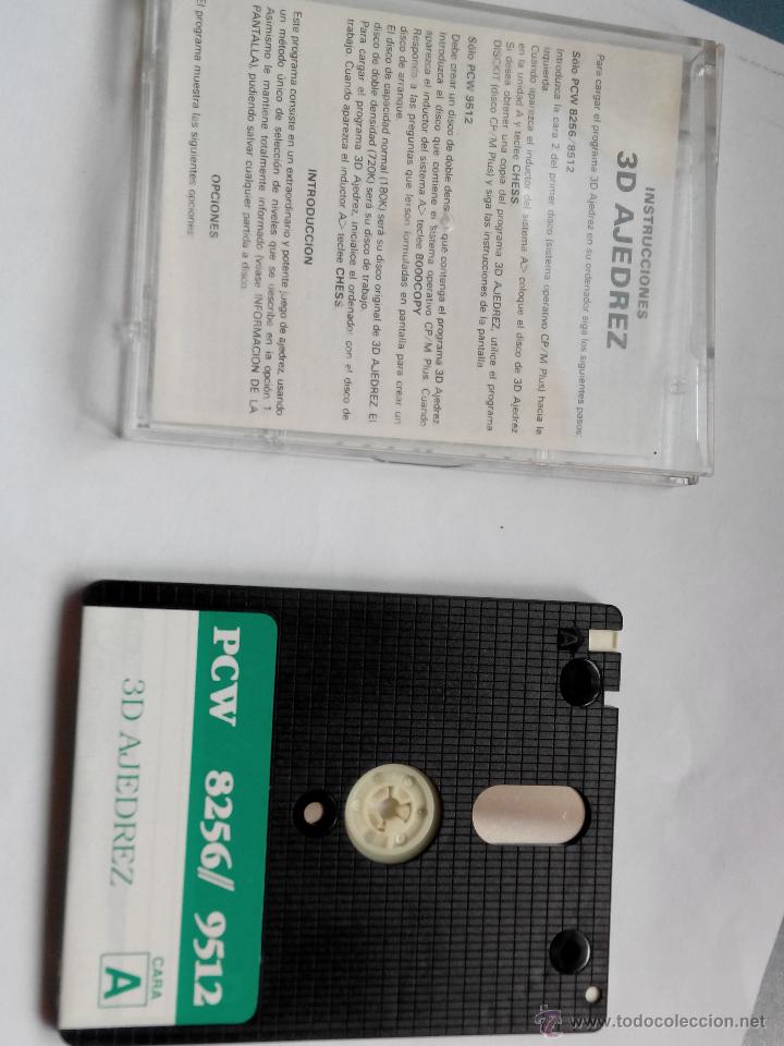 Videojuegos y consolas: juego amstrad disco ajedrez 3d - Foto 1