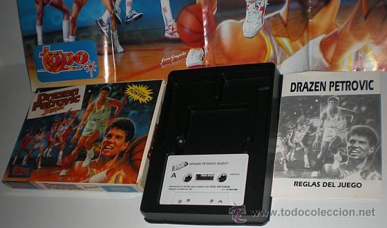 Videojuegos y consolas: Drazen Petrovic Basket [Topo Software] [1989] Erbe Software [AMSTRAD CPC] Poster - Foto 4