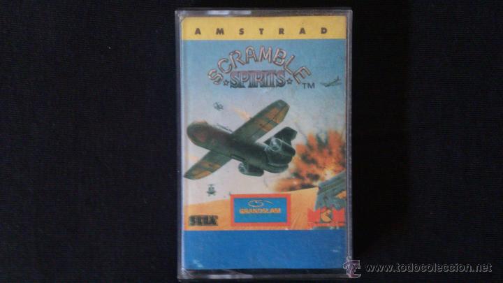 Videojuegos y consolas: Sramble Spirits cassete Amstrad cpc464. - Foto 1