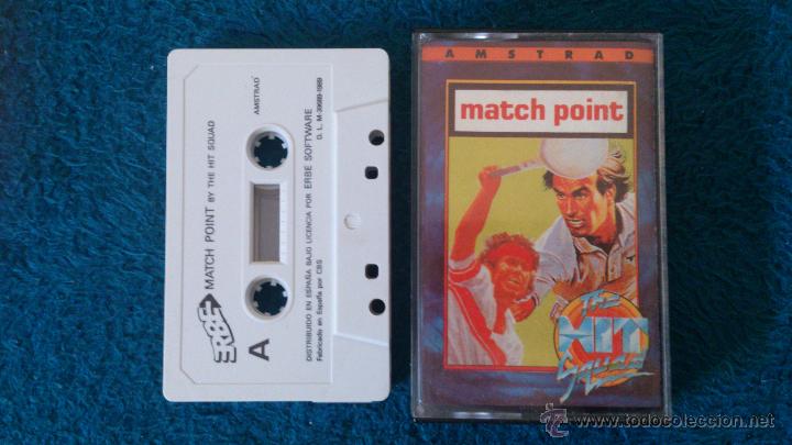 Videojuegos y consolas: Match Point cassete Amstrad cpc464. - Foto 2