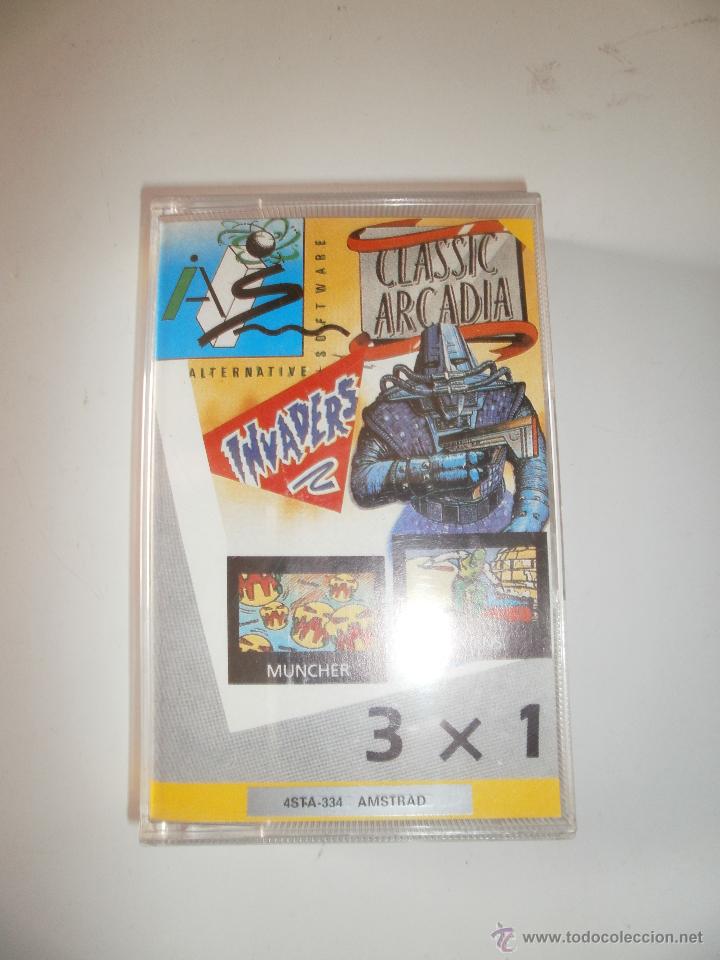Videojuegos y consolas: JUEGO AMSTRAD CLASSIC ARCADIA 3X1 - Foto 1