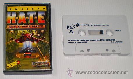 Videojuegos y consolas: H.A.T.E. Hostile All Terrain Encounter [Gremlin Graphics] 1989 Vortex / Erbe Software [AMSTRAD CPC] - Foto 3
