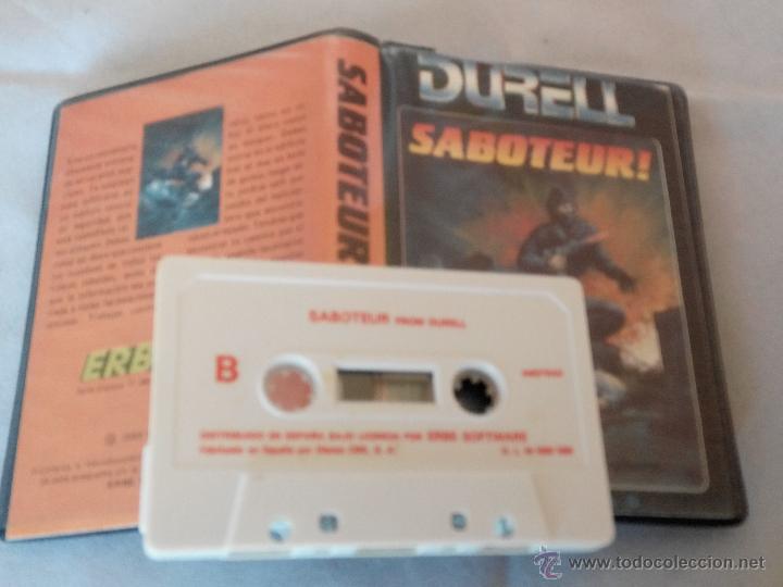 Videojuegos y consolas: juego amstrad saboteur - Foto 1