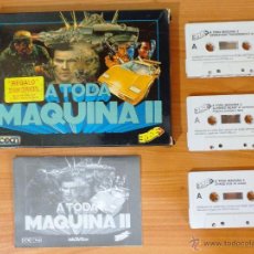 Videojuegos y Consolas: JUEGOS AMSTRAD 'A TODA MAQUINA 2', EDICIÓN CON ESTUCHE DE CARTÓN.. Lote 50153417