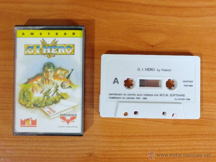 Videojuegos y consolas: JUEGO AMSTRAD G.I. HERO. - Foto 1