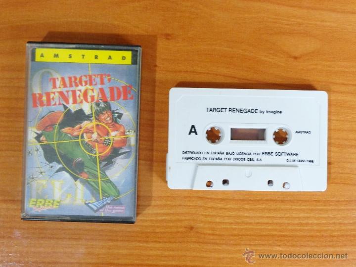 Videojuegos y consolas: JUEGO AMSTRAD TARGET RENEGADE. - Foto 1