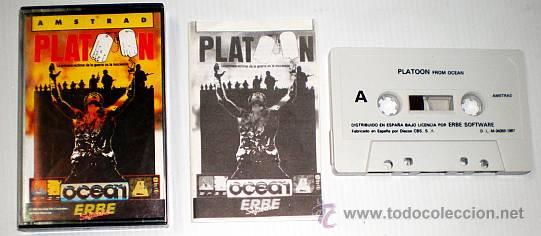 Videojuegos y consolas: Platoon [Ocean Software] [1988] - Erbe Software [Amstrad CPC] - Foto 2