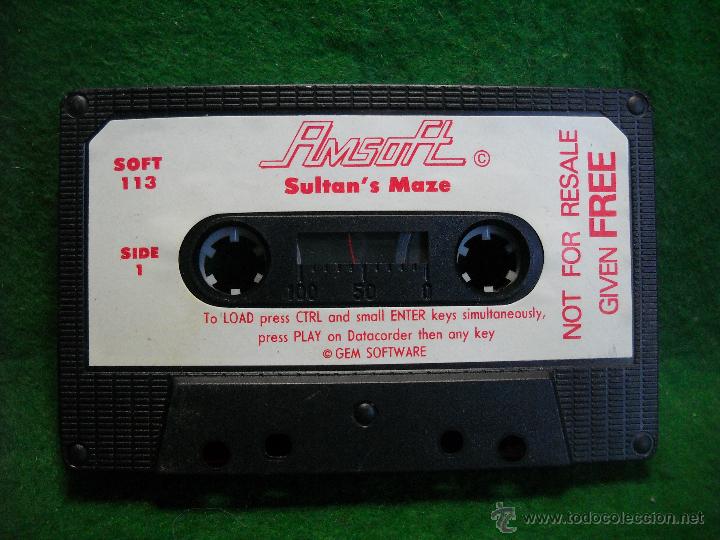 Videojuegos y consolas: JUEGO AMSTRAD SULTANS MAZE - Foto 1