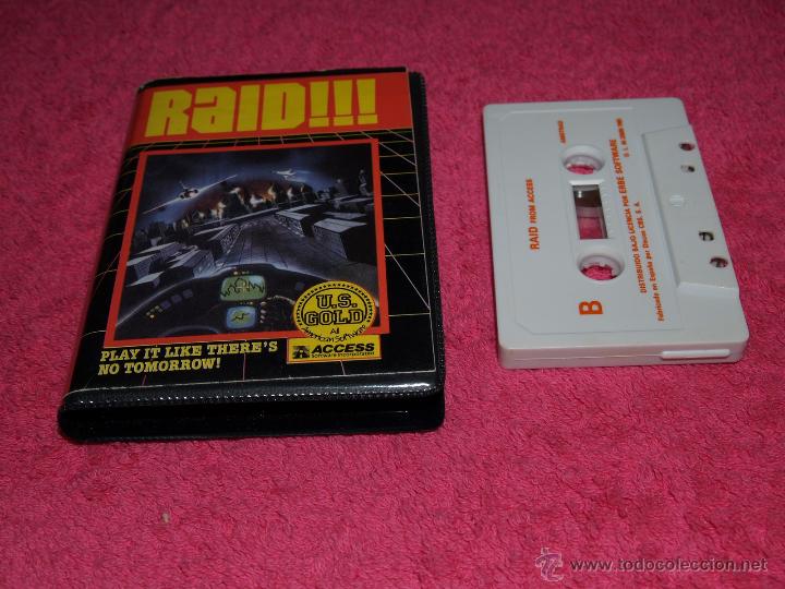 Videojuegos y consolas: Juego para ordenador Amstrad - Raid!!! Versi&oacute;n espa&ntilde;ola. - Foto 1