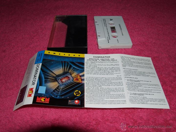 Videojuegos y consolas: GAME FOR AMSTRAD MCM DOMINATOR SPANISH VERSION 1989 ACTIVISION - Foto 1