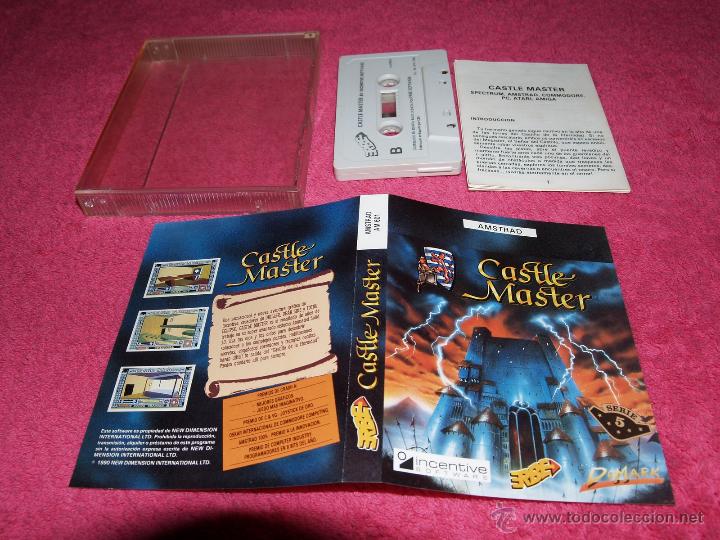 Videojuegos y consolas: AMSTRAD INTERACTIVE SOFTWARE 1990 CASTLE MASTER VERSION ESPA&Ntilde;OLA CASSETTE - Foto 1