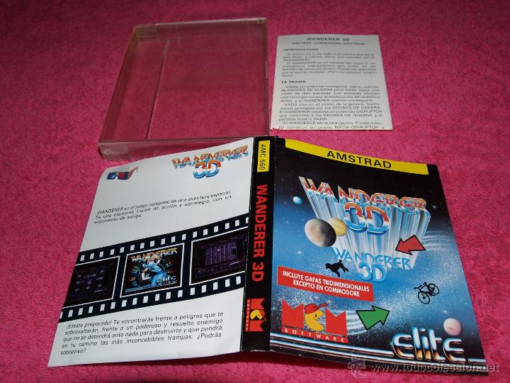 Videojuegos y consolas: AMSTRAD 1988 ELITE WANDERER 3D VERSION ESPA&Ntilde;OLA CASSETTE COMPLETO - Foto 1
