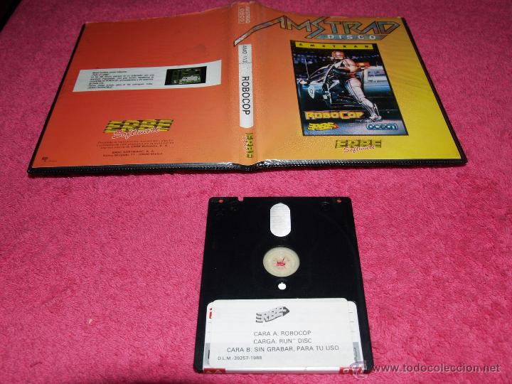 Videojuegos y consolas: AMSTRAD ERBE DISK VERSION ROBOCOP SPANISH VERSION ESTUCHE 1988 BY OCEAN - Foto 1