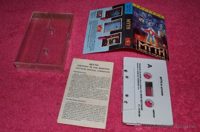 Videojuegos y consolas: GAME FOR AMSTRAD MCM MYTH SPANISH VERSION ACTIVISION 1990 - Foto 1