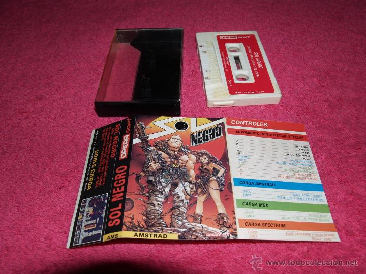 Videojuegos y consolas: GAME FOR AMSTRAD SOL NEGRO SPANISH VERSION 1988 OPERA SOFT - Foto 1