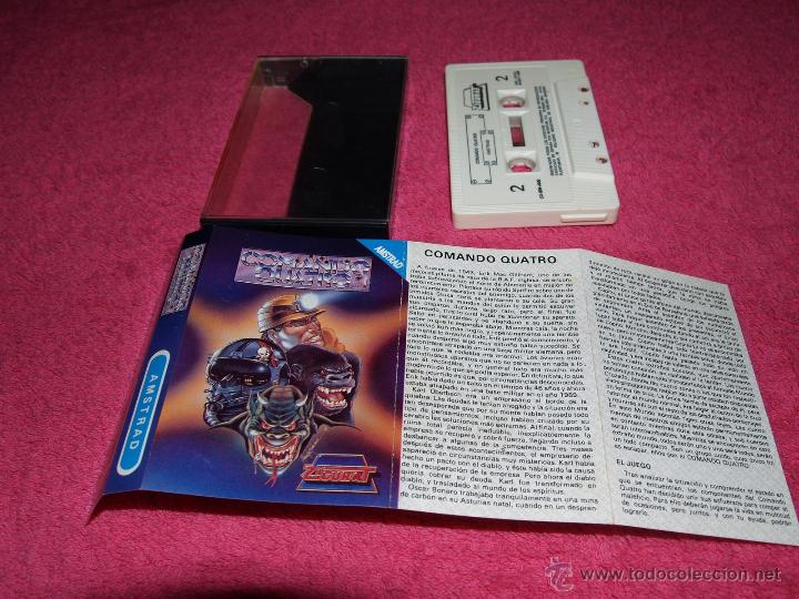 Videojuegos y consolas: AMSTRAD ZIGURAT COMANDO QUATRO VERSION ESPA&Ntilde;OLA CASSETTE - Foto 1