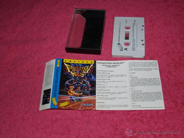 Videojuegos y consolas: AMSTRAD ERBE FORGOTTEN WORLDS SPANISH VERSION 1988 CAPCOM - Foto 1