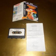 Videojuegos y Consolas: IMPOSSIBLE MISSION - CASSETTE AMSTRAD - EPYX - COMPULOGICAL S.A. - CON MANUAL - MISION IMPOSIBLE. Lote 52764046