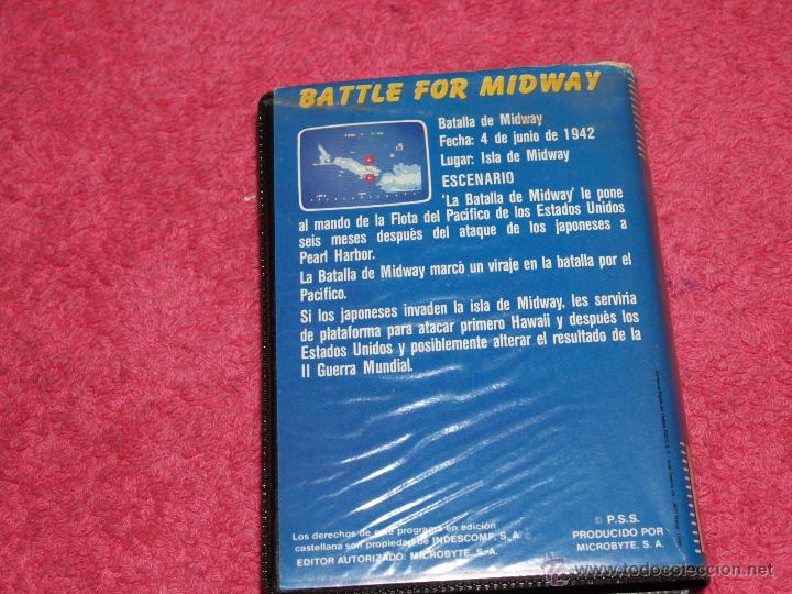 Videojuegos y consolas: AMSTRAD MICRO BYTE 1985 BATTLE FOR MIDWAY 1&ordf; VERSION ESPA&Ntilde;OLA - Foto 2