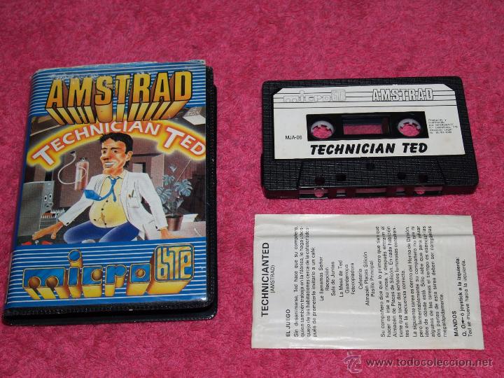 Videojuegos y consolas: AMSTRAD MICRO BYTE 1985 TECHNICIAN TED 1&ordf; VERSION ESPA&Ntilde;OLA ESTUCHE INDESCOMP - Foto 1