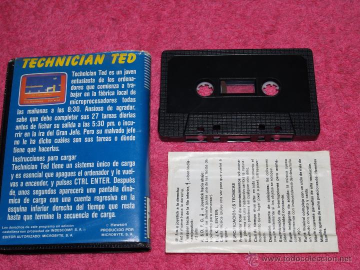 Videojuegos y consolas: AMSTRAD MICRO BYTE 1985 TECHNICIAN TED 1&ordf; VERSION ESPA&Ntilde;OLA ESTUCHE INDESCOMP - Foto 2