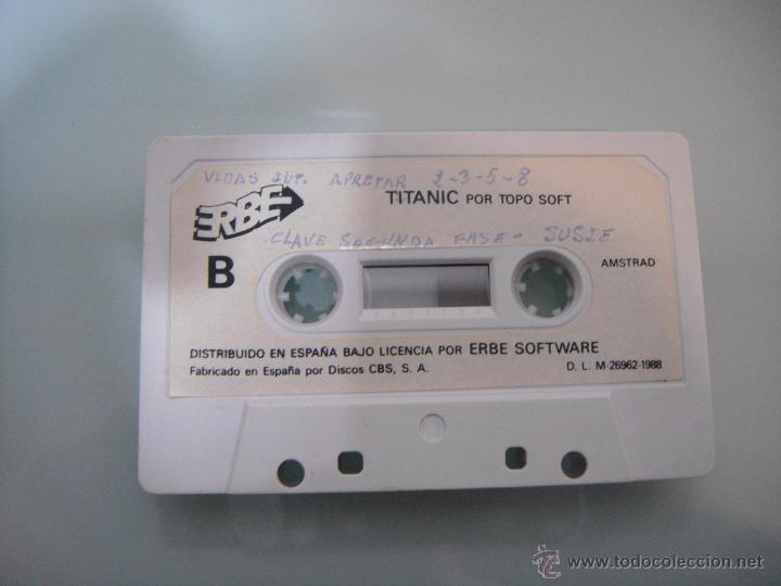 Videojuegos y consolas: PSYCHO PIG Y TITANIC - AMSTRAD - Foto 2