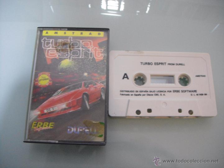 Videojuegos y consolas: TURBO ESPRIT- AMSTRAD - Foto 1