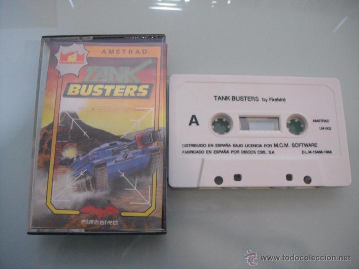 Videojuegos y consolas: TANK BUSTERS - AMSTRAD - Foto 1