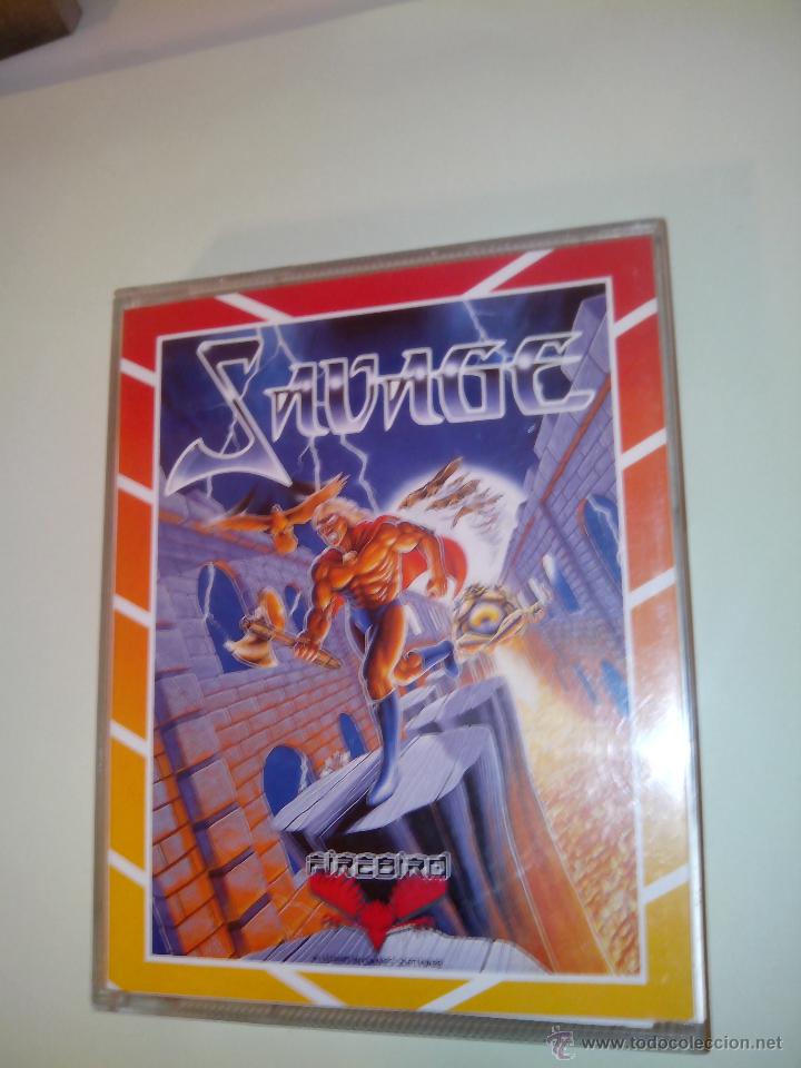 Videojuegos y consolas: AMSTRAD  SAVAGE DE FIREBIRD CASSETTE COMPLETO - Foto 1