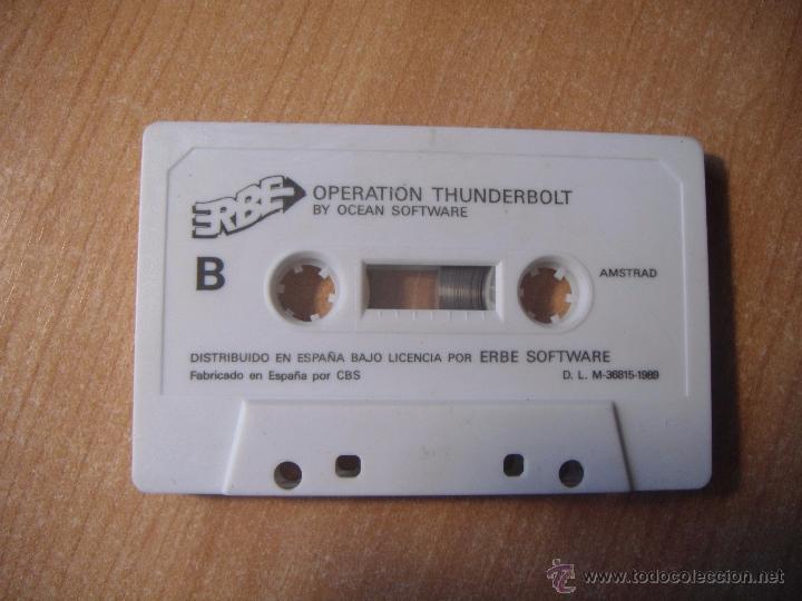 Videojuegos y consolas: OPERATION THUNDERBOLT - AMSTRAD - Foto 1