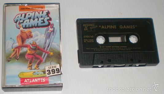 Videojuegos y consolas: Alpine Games [Atlantis] 1987 Zafiro Software [AMSTRAD CPC] - Foto 3