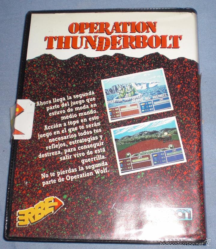 Videojuegos y consolas: Videojuego operation thunderbolt amstrad cinta - Foto 2