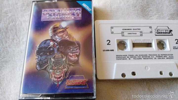 Videojuegos y consolas: juego para amstrad comando quatro - Foto 1