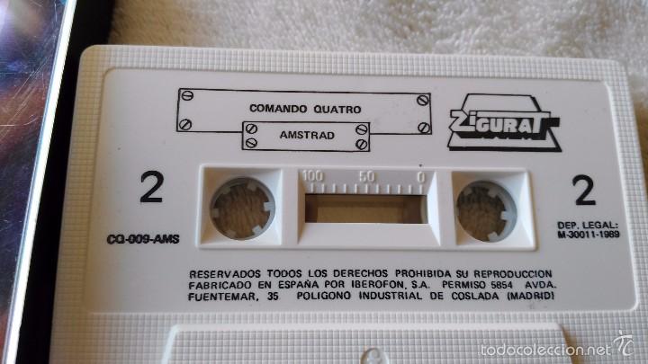 Videojuegos y consolas: juego para amstrad comando quatro - Foto 2