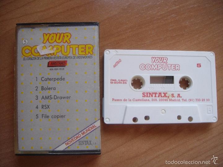 Videojuegos y consolas: YOUR COMPUTER N&ordm; 5 - AMSTRAD CPC 464 - CINTA CASETE - Foto 1