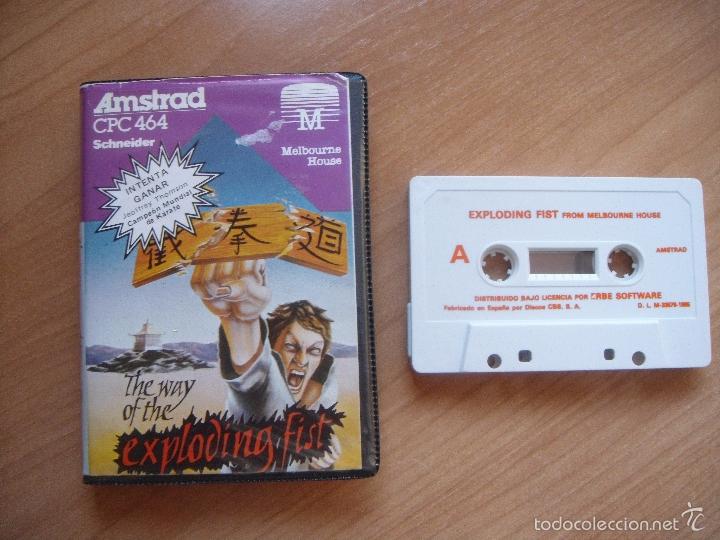 Videojuegos y consolas: EXPLODING FIST - AMSTRAD - CINTA CASETE - Foto 1