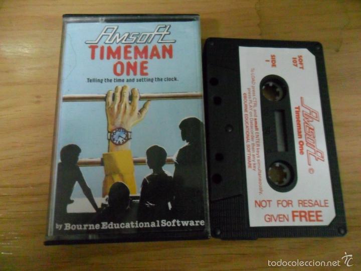 Videojuegos y consolas: Timeman One - Amsoft - AMSTRAD CPC - - Foto 1
