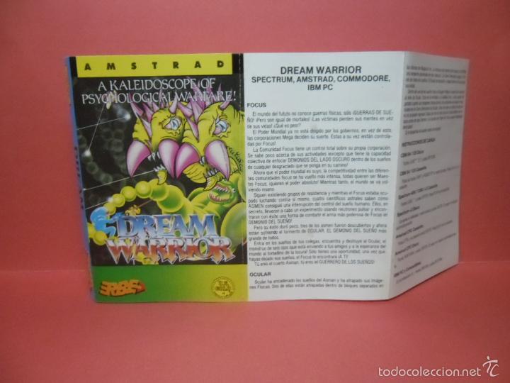 Videojuegos y consolas: juego amstrad - dream warrior - - Foto 4