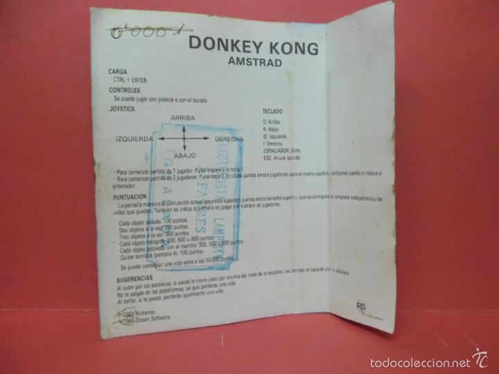 Videojuegos y consolas: juego amstrad - donkey kong - Foto 4