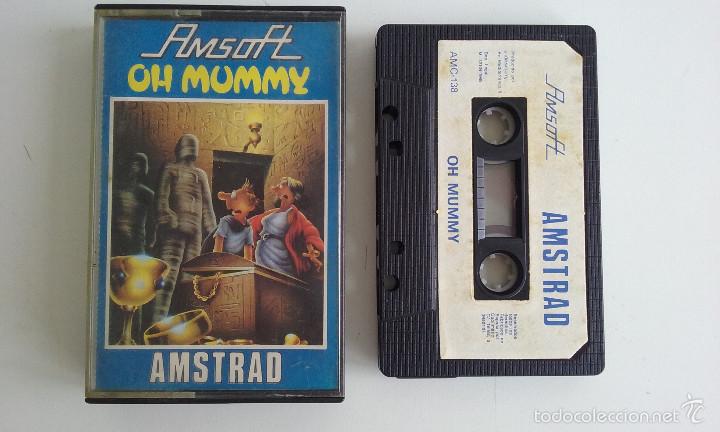 Videojuegos y consolas: JUEGO AMSTRAD -OH MUMMY. - Foto 1