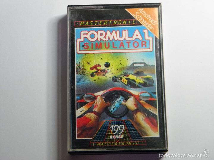 Videojuegos y consolas: JUEGO AMSTRAD FORMULA 1 SIMULATOR - Foto 1