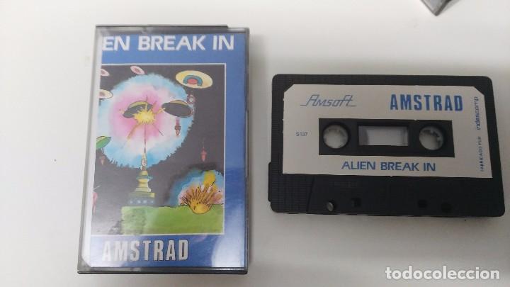 Videojuegos y consolas: juego para amstrad amsofl alien break in - Foto 1