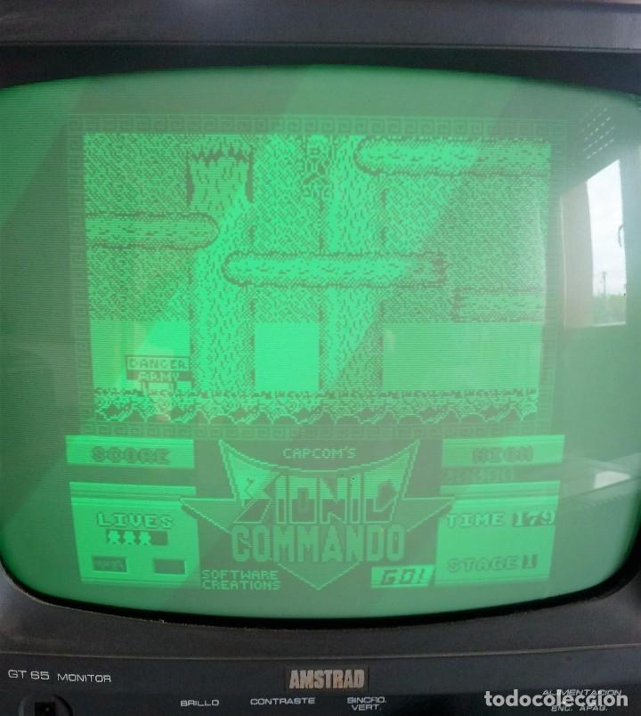 Videojuegos y consolas: BIONIC COMANDOS. JUEGO AMSTRAD EN CASSETTE -FUNCIONANDO- - Foto 2