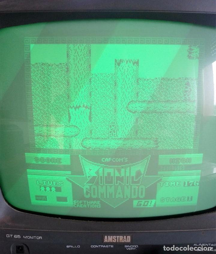Videojuegos y consolas: BIONIC COMANDOS. JUEGO AMSTRAD EN CASSETTE -FUNCIONANDO- - Foto 3