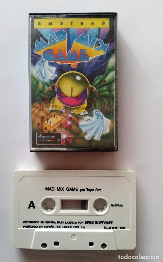 Videojuegos y consolas: JUEGO AMSTRAD: MAD MIX GAME ---FUNCIONANDO--- - Foto 1
